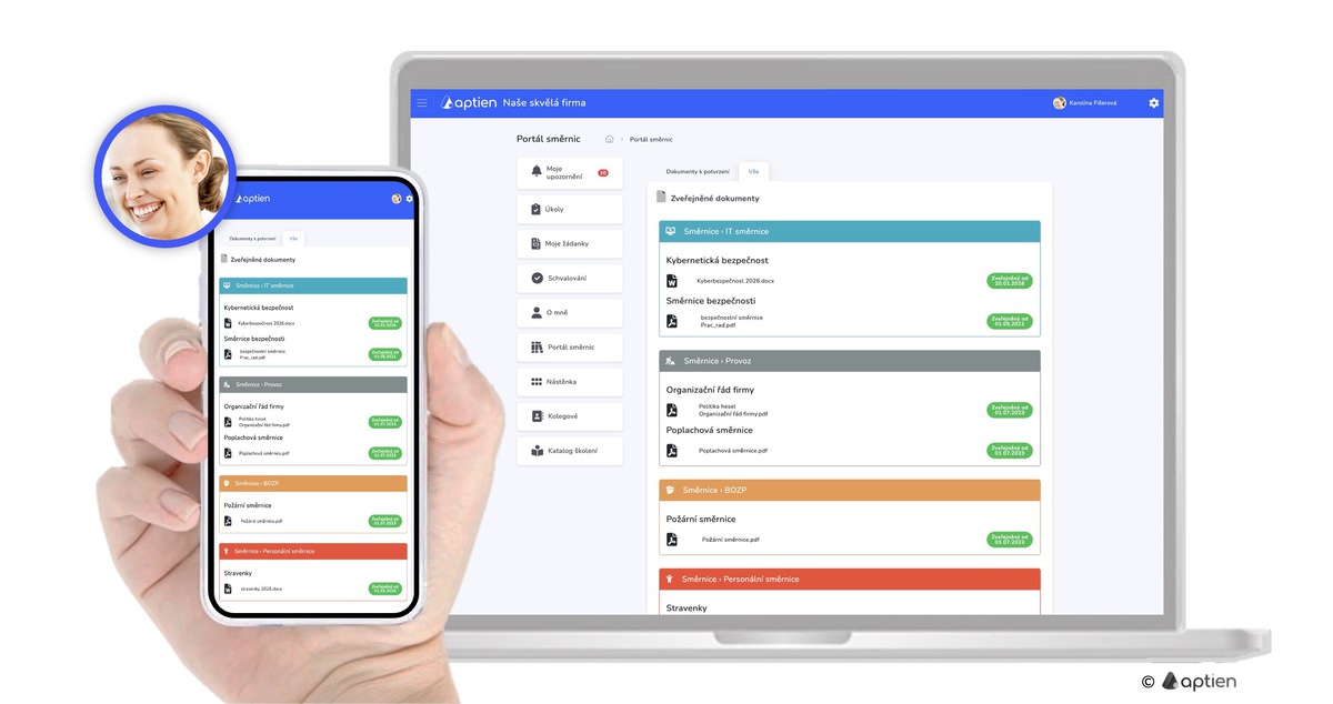 Portál směrnic pro zaměstnance