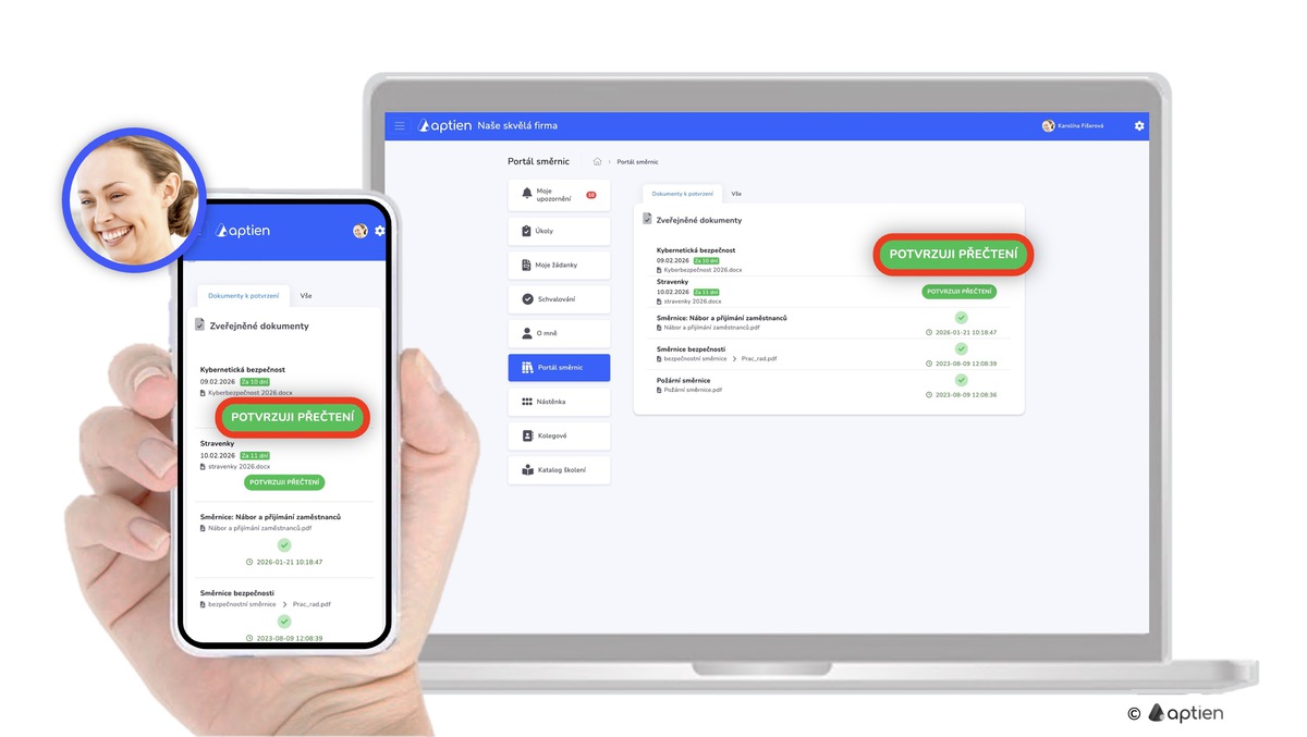 přehled směrnic a dokumentů k seznámení