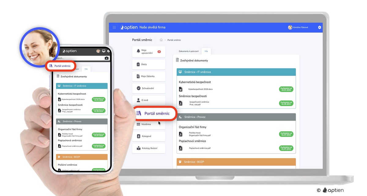 Portál směrnic pro zaměstnance