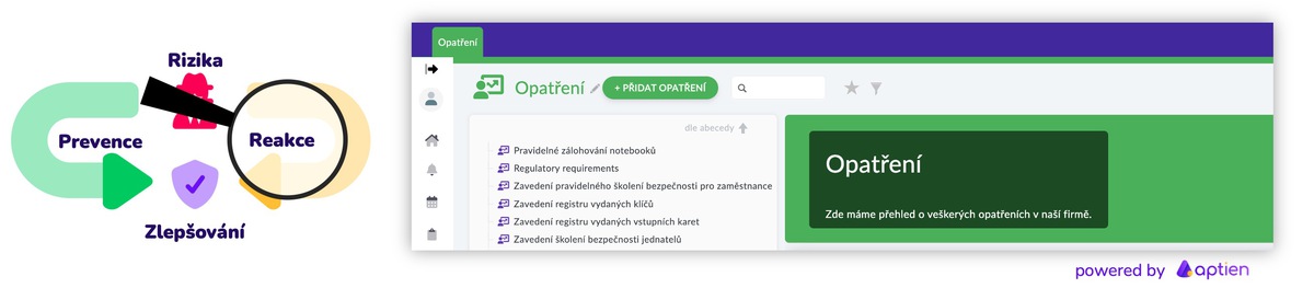 vedení opatření a zlepšování pro NIS2