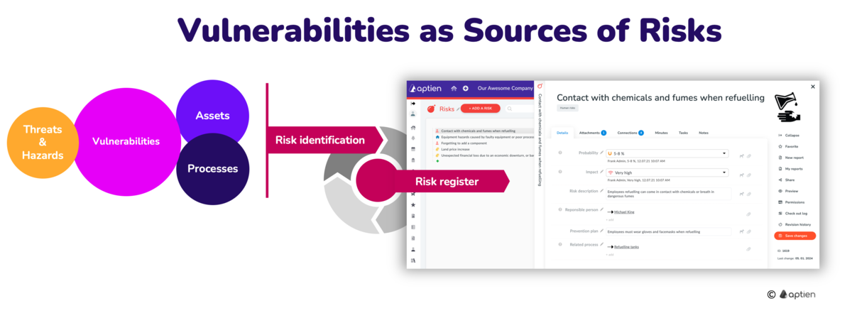 vulnerabilities as sources of risks