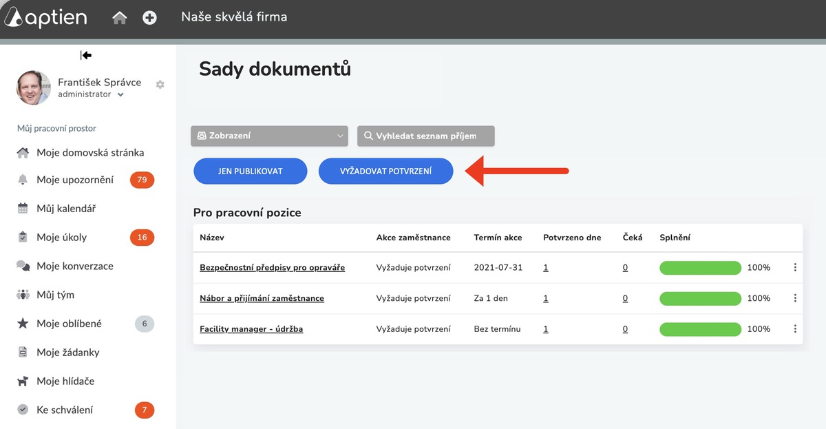 Jak sestavit seznam směrnic pro pracovní pozice