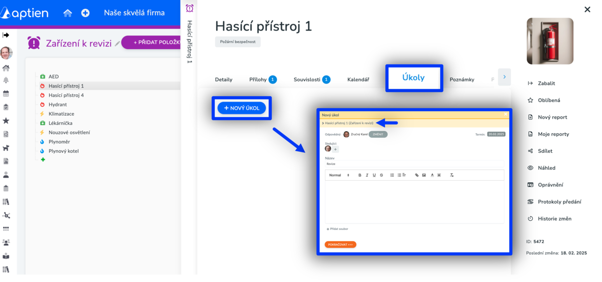 Jak vytvořit pracovní příkaz údržby budov