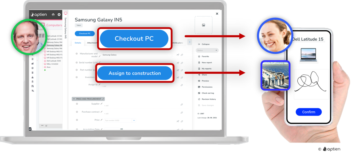 How to Assign an Asset