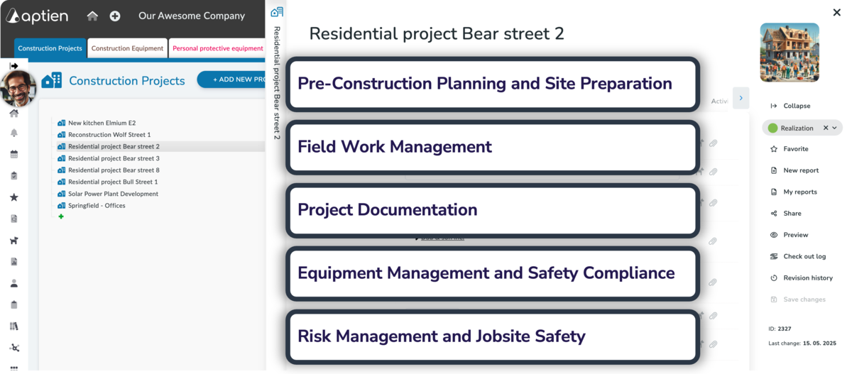 how to manage construction project
