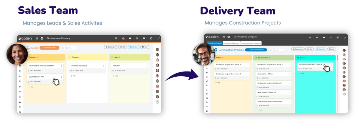 construction deal managementand and project management in one software