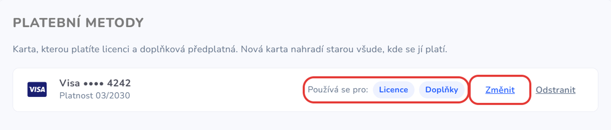 Platební metody