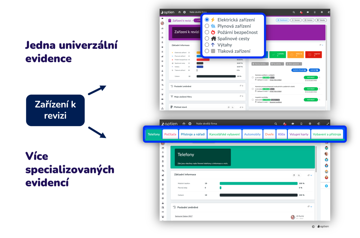 Jak evidovat zařízení určená k revizím
