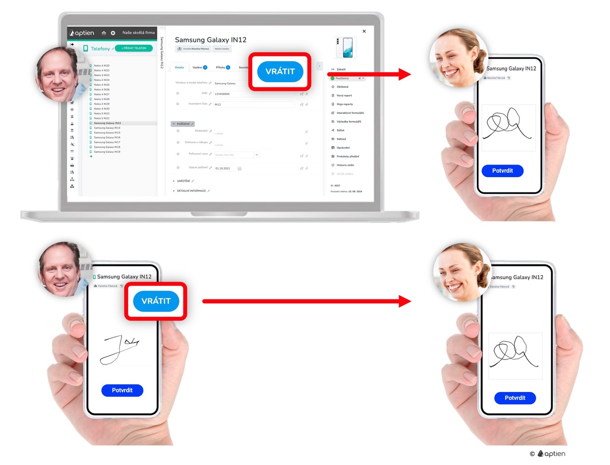 Jak postupovat při vracení jednotlivých kusů majetku