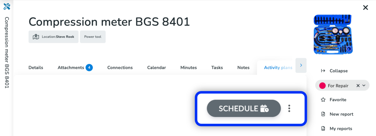 How to schedule inspection dates