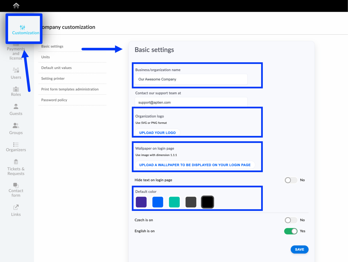 How to Set Company's Branding