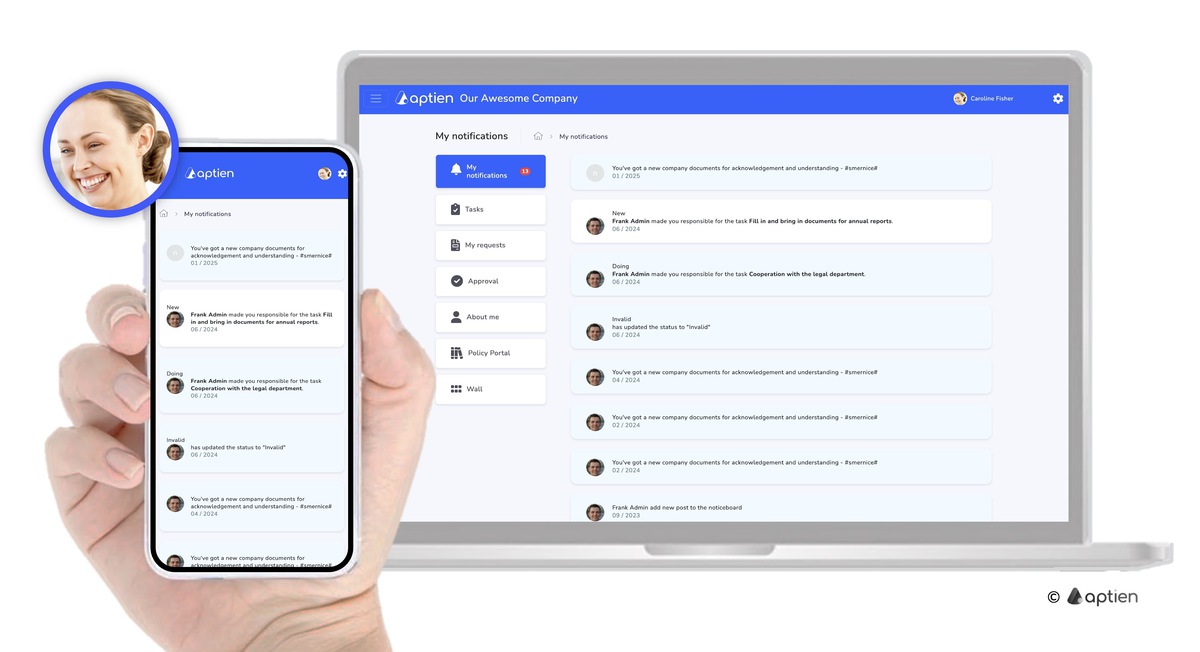 overview employee notifications