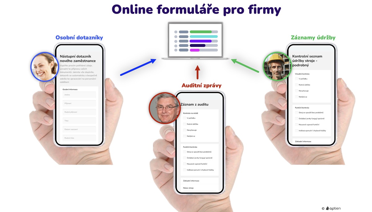 Jak fungují online formuláře pro firmy