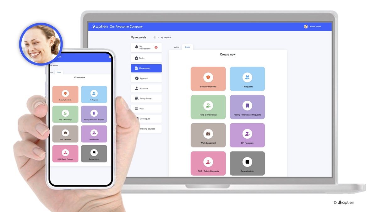 employee helpdesk page