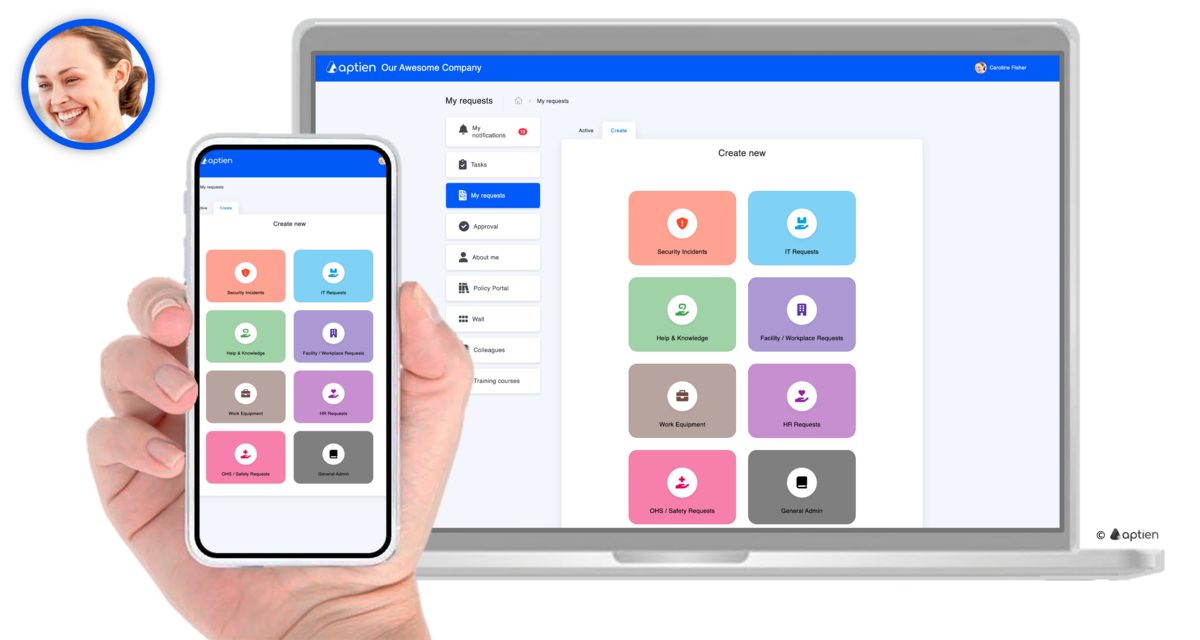 employee helpdesk page