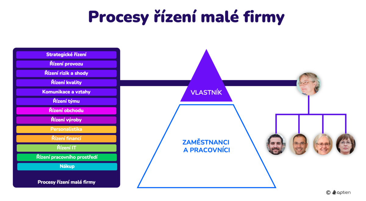 řízení a organizace v malých firmách