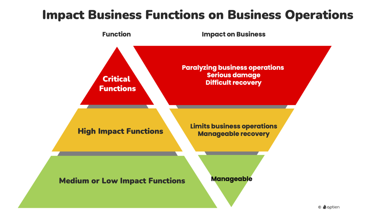 what are critical business functions