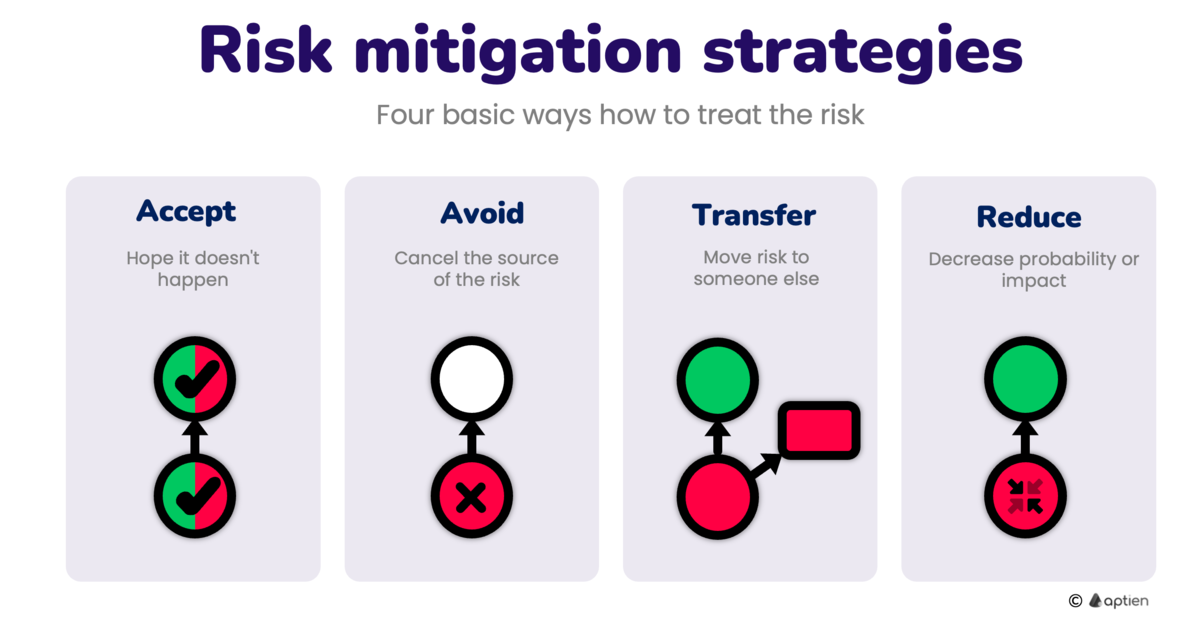 four basic risk mitigation strategies