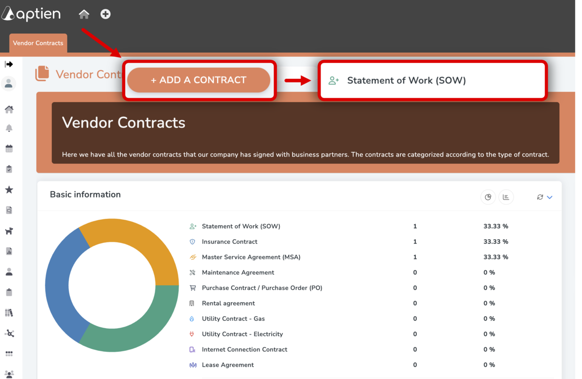 How to add Statement of Work (SOW)