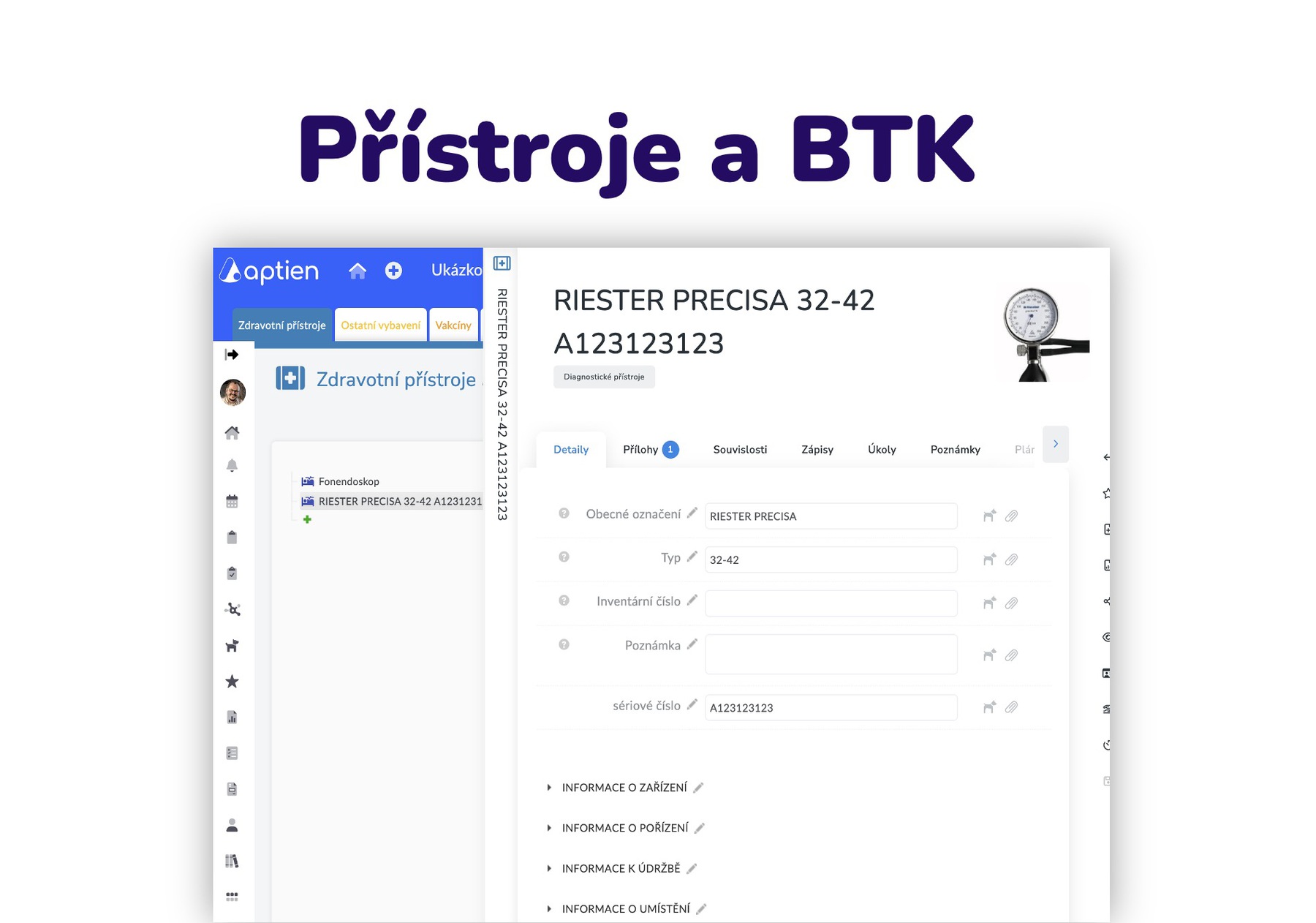 Evidence zdravotnických prostředků